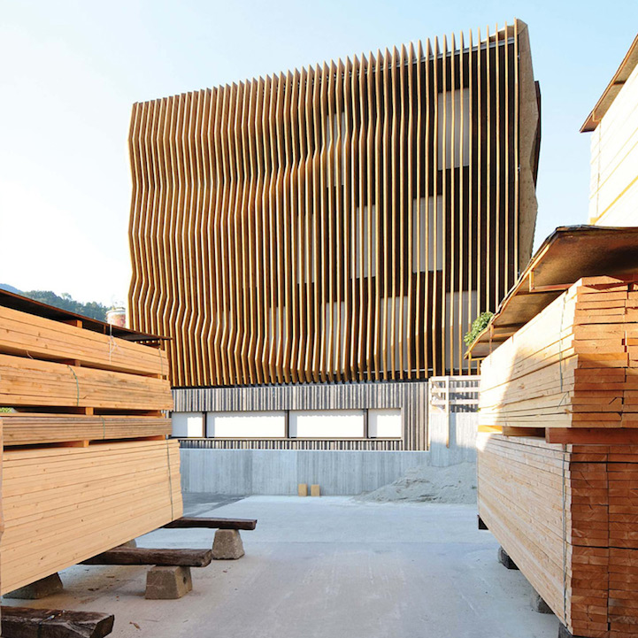 дървена фасада