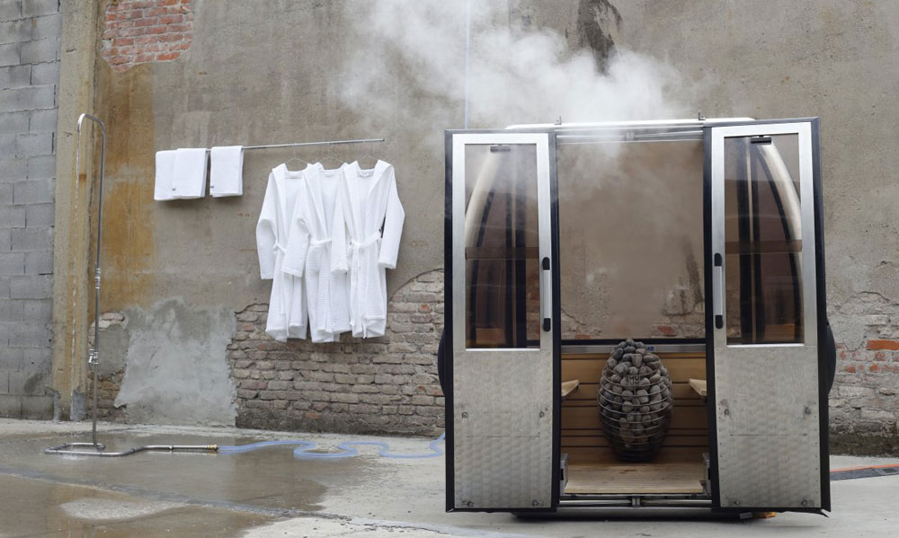 the-electric-saunas-are-mobile-and-can-fit-four-people