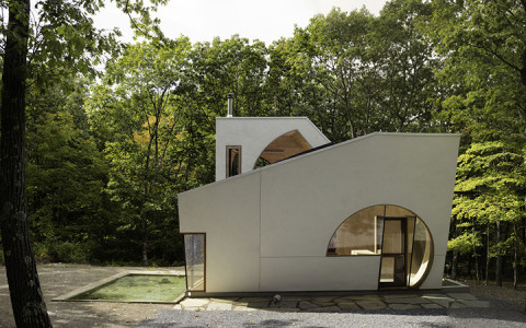 The Ex of In House – необичайна къща, извън от рамките, дело на гениалните Steven Holl Architects