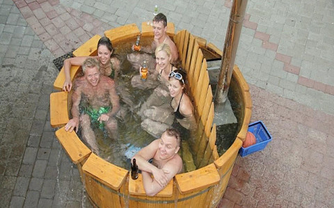 Дървено джакузи 2